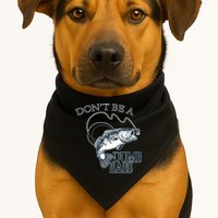 Funny Fishing - Don't Be A Dumb Bass USA-Made Doggie Bandana