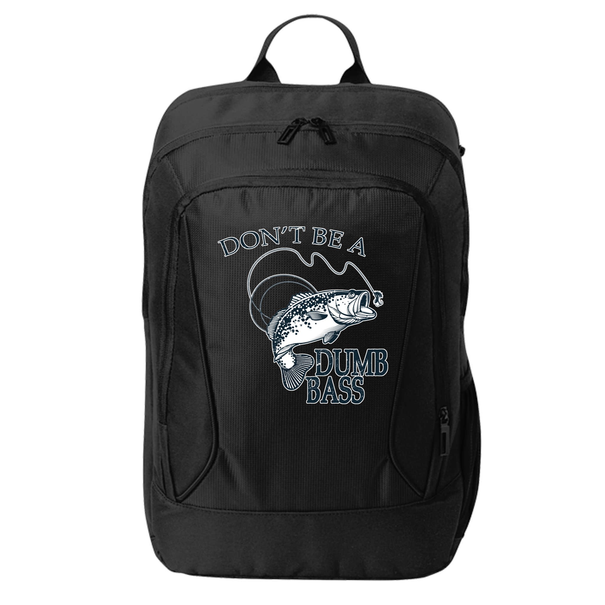Funny Fishing - Don't Be A Dumb Bass City Backpack