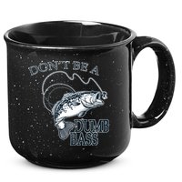 Funny Fishing - Don't Be A Dumb Bass 15oz Campfire Ceramic Mug