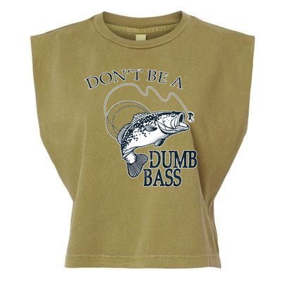 Funny Fishing - Don't Be A Dumb Bass Garment-Dyed Women's Muscle Tee