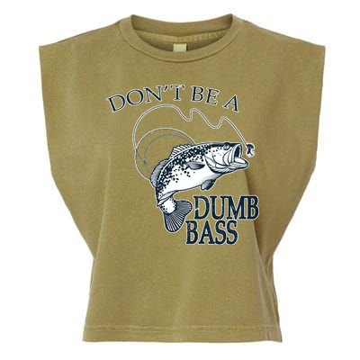 Funny Fishing - Don't Be A Dumb Bass Garment-Dyed Women's Muscle Tee