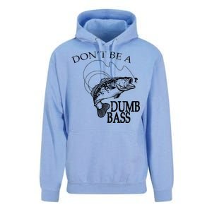 Funny Fishing - Don't Be A Dumb Bass Unisex Surf Hoodie