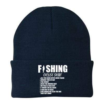 Funny Fishing Excuses Beanie