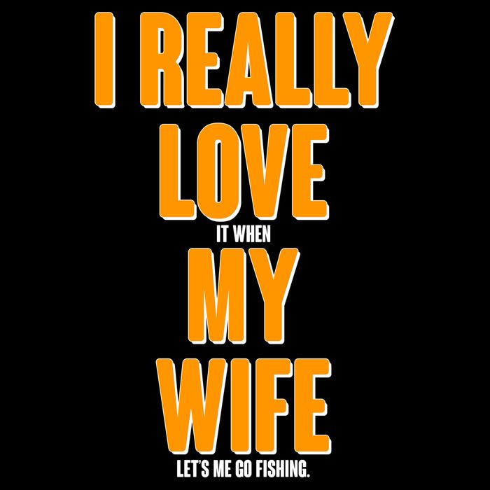 Funny Fishing I Really Love My Wife  Backpack