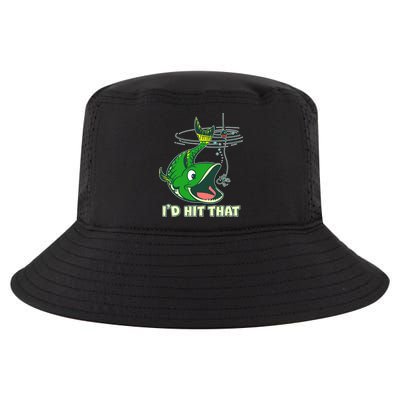 Funny Fishing I'd Hit That Cool Comfort Performance Bucket Hat