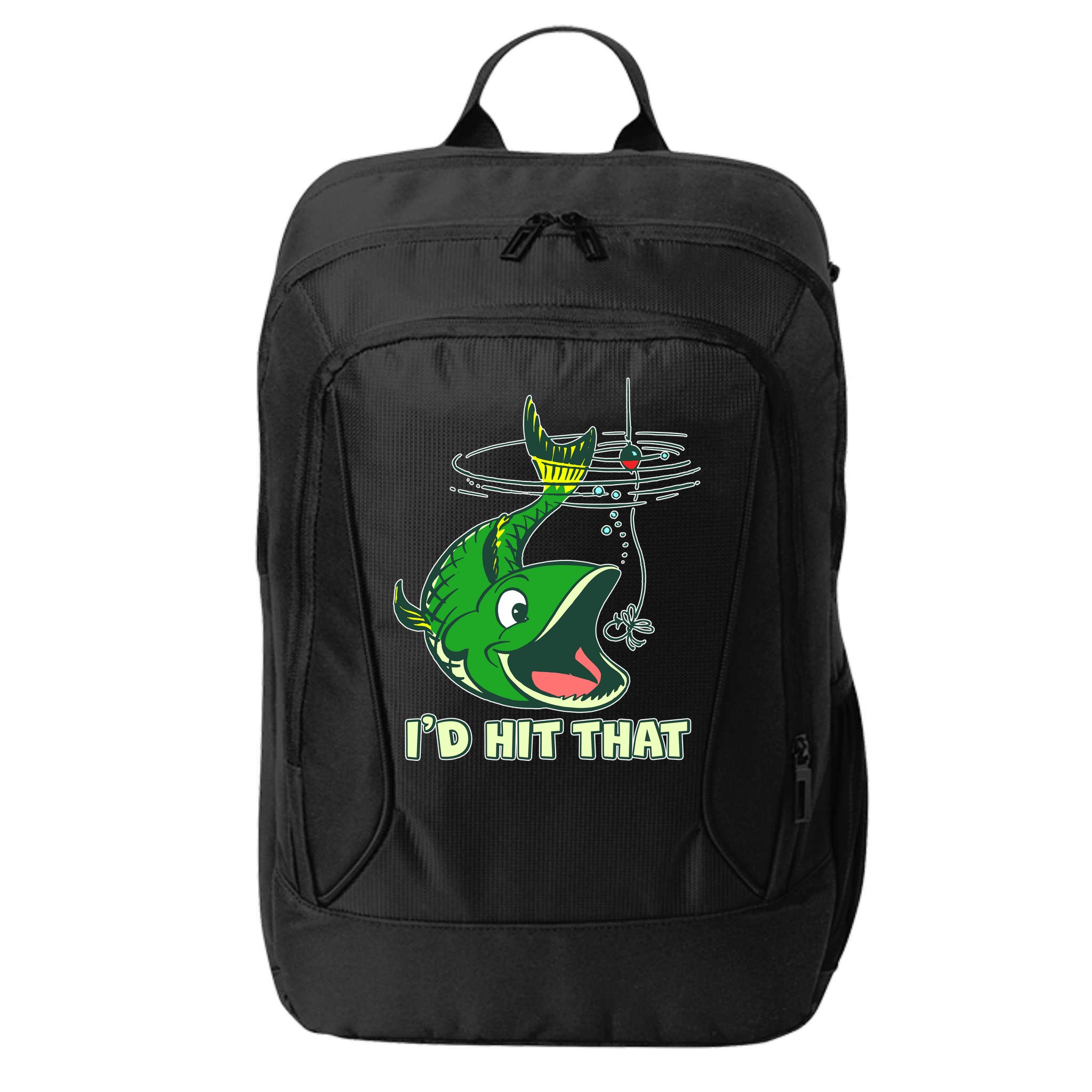Funny Fishing I'd Hit That City Backpack