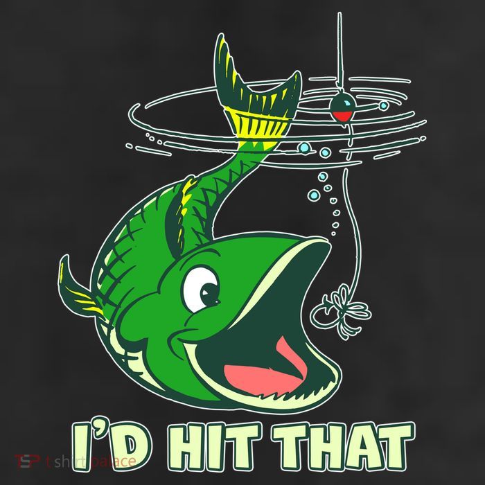 Funny Fishing I'd Hit That 11oz C Handle Ceramic Mug