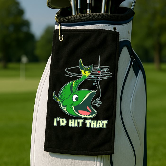 Funny Fishing I'd Hit That Golf Towel