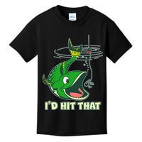 Funny Fishing I'd Hit That Kids T-Shirt