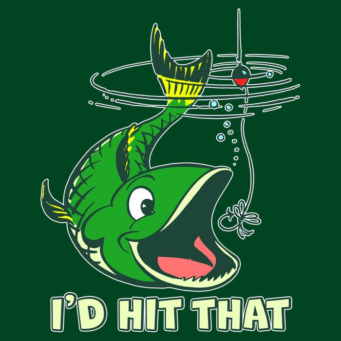 Funny Fishing I'd Hit That Long Sleeve Shirt
