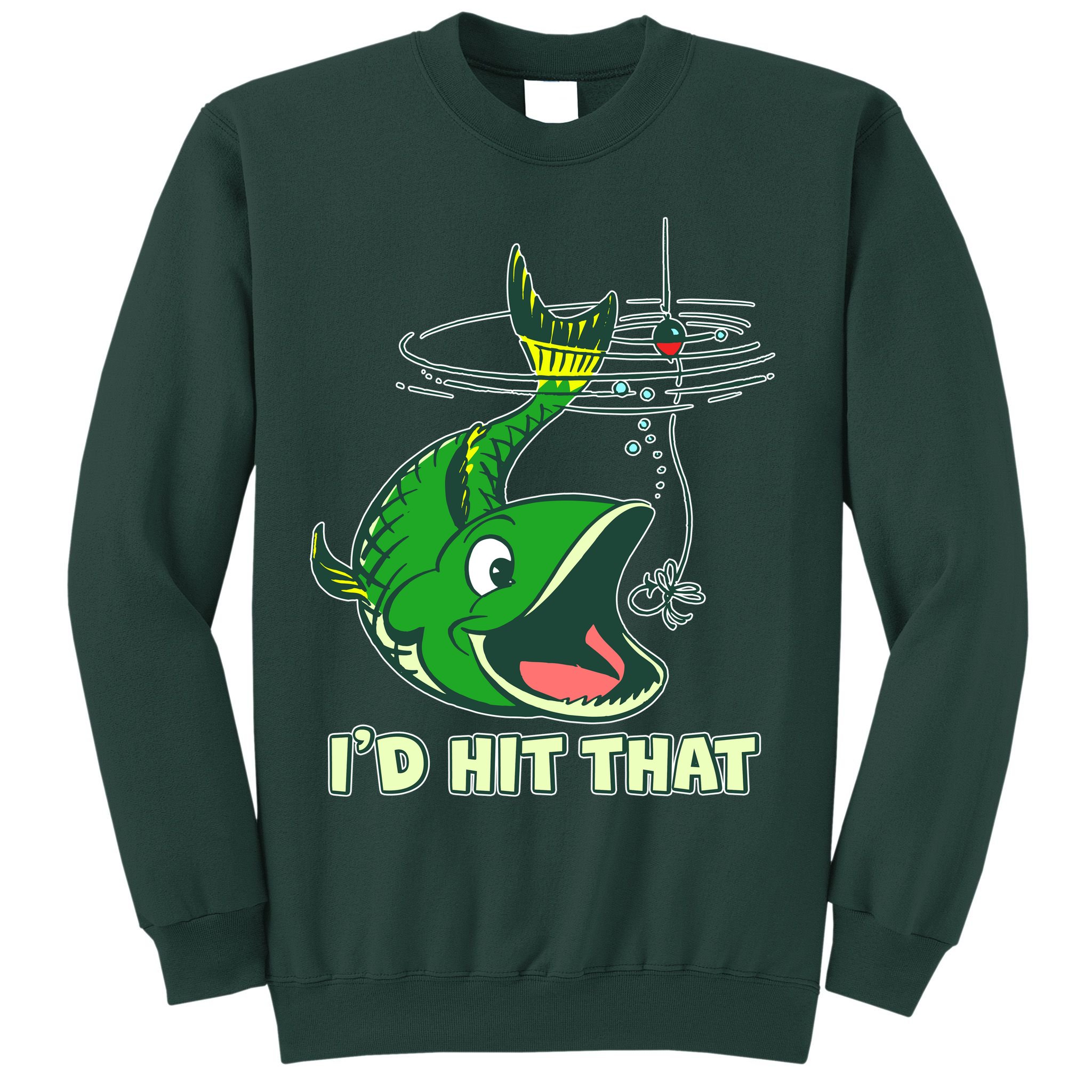Funny Fishing I'd Hit That Sweatshirt