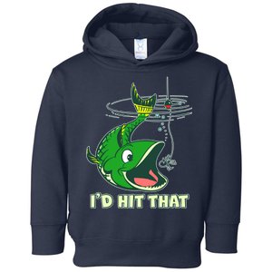 Funny Fishing I'd Hit That Toddler Hoodie