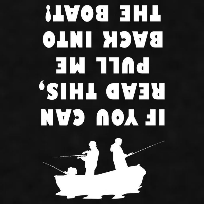 Funny Fishing: If You Can Read This Pull Me Back Into The Boat Ladies PosiCharge Tri-Blend Wicking Tank