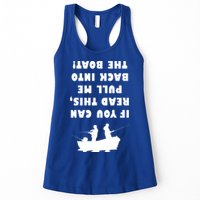 Funny Fishing: If You Can Read This Pull Me Back Into The Boat Womens Tank Top