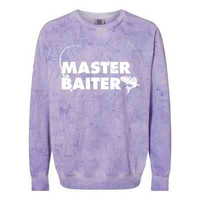 Funny Fishing Master Baiter Colorblast Crewneck Sweatshirt