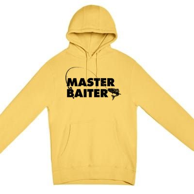 Funny Fishing Master Baiter Premium Pullover Hoodie