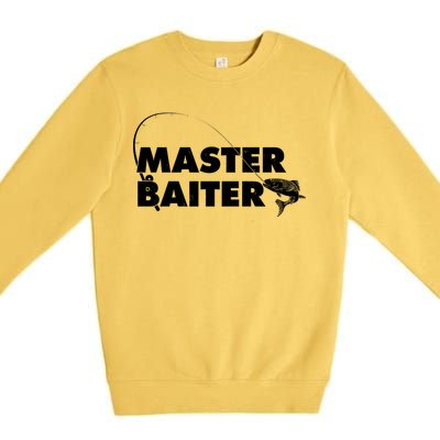 Funny Fishing Master Baiter Premium Crewneck Sweatshirt