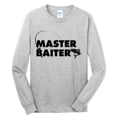 Funny Fishing Master Baiter Tall Long Sleeve T-Shirt