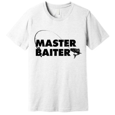 Funny Fishing Master Baiter Premium T-Shirt