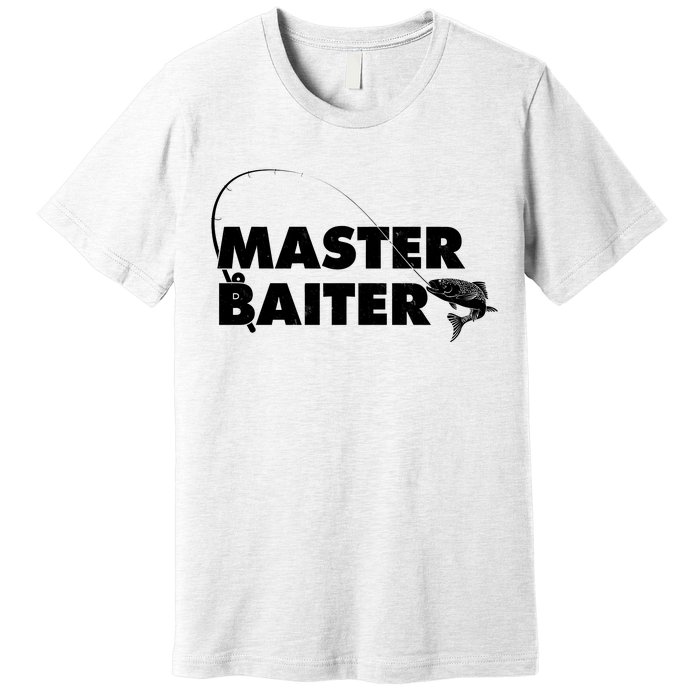 Funny Fishing Master Baiter Premium T-Shirt