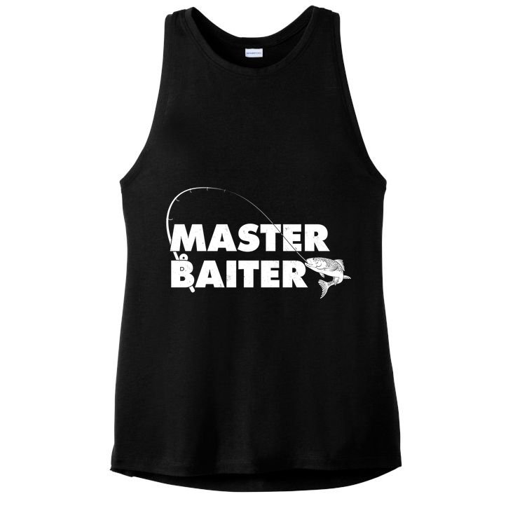 Funny Fishing Master Baiter Ladies PosiCharge Tri-Blend Wicking Tank