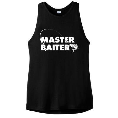 Funny Fishing Master Baiter Ladies PosiCharge Tri-Blend Wicking Tank