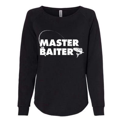 Funny Fishing Master Baiter Womens California Wash Sweatshirt