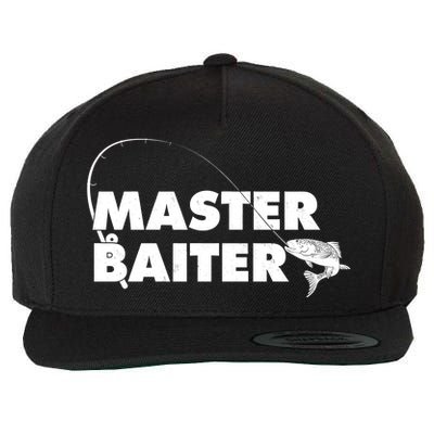 Funny Fishing Master Baiter Wool Snapback Cap