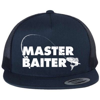 Funny Fishing Master Baiter Flat Bill Trucker Hat