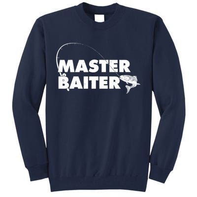 Funny Fishing Master Baiter Tall Sweatshirt