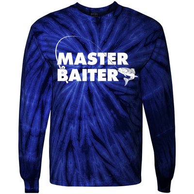 Funny Fishing Master Baiter Tie-Dye Long Sleeve Shirt