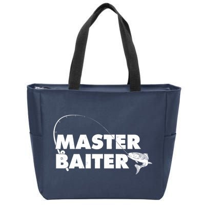 Funny Fishing Master Baiter Zip Tote Bag