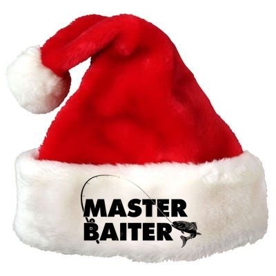 Funny Fishing Master Baiter Premium Christmas Santa Hat