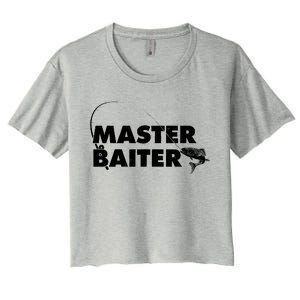 Funny Fishing Master Baiter Women's Crop Top Tee