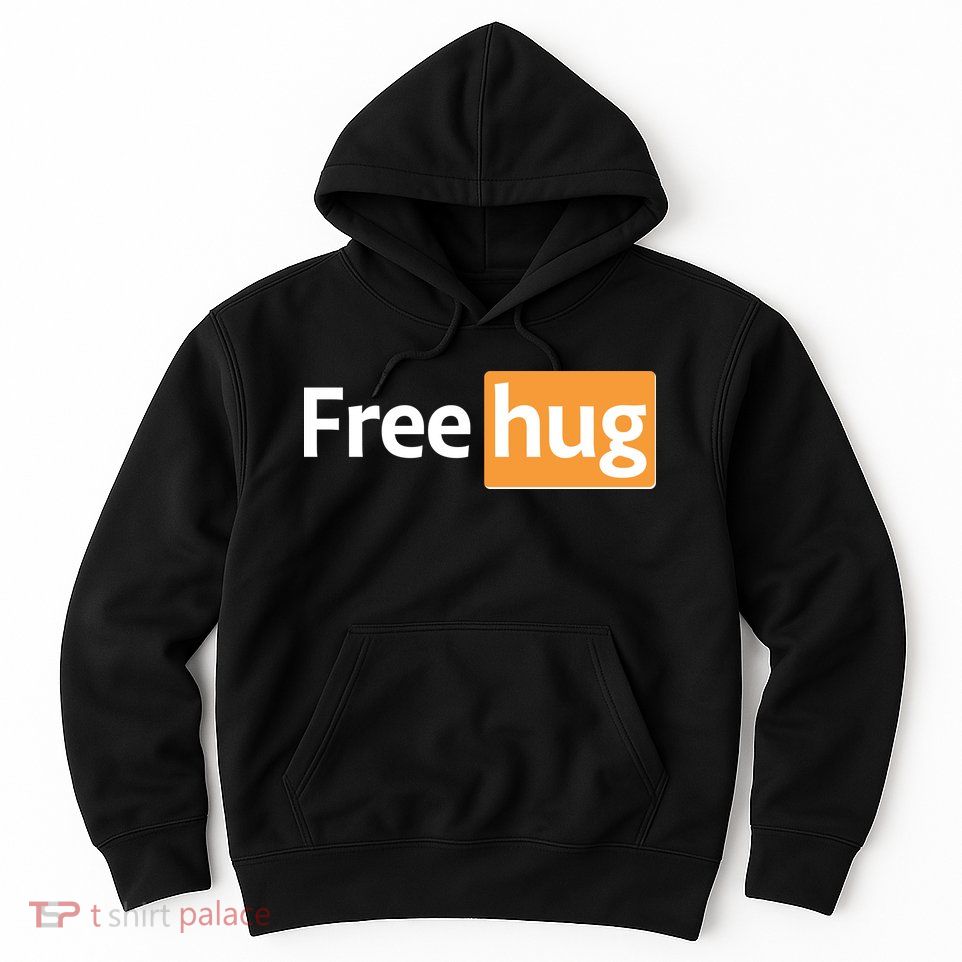 Funny Free Hug Logo Meme Hoodie