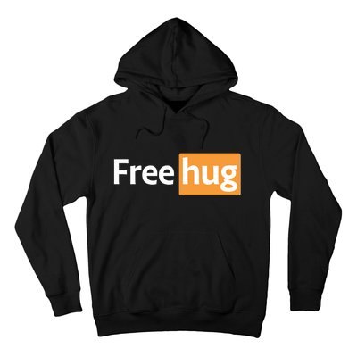 Funny Free Hug Logo Meme Hoodie