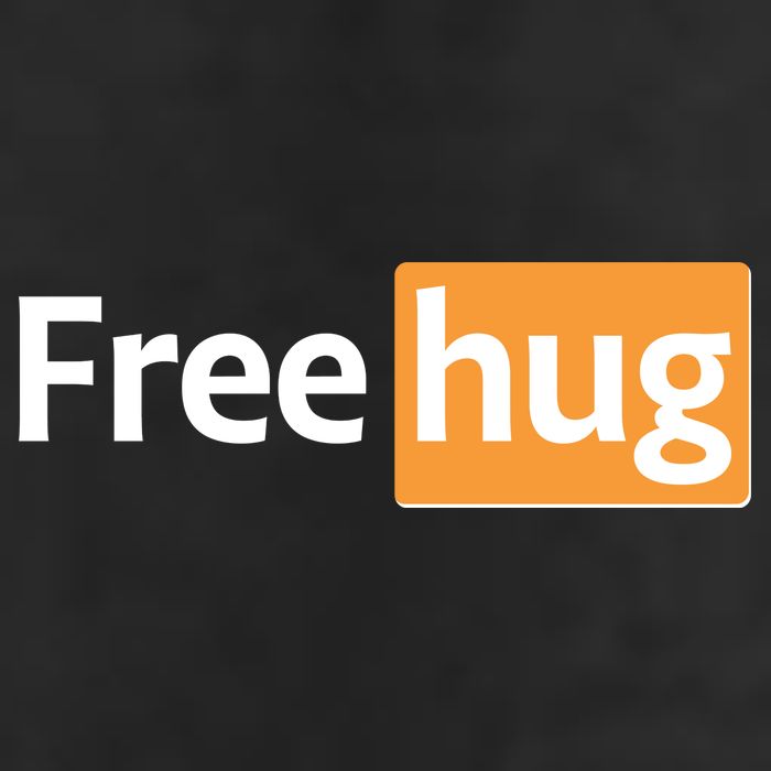 Funny Free Hug Logo Meme Adult Drive Performance Visor