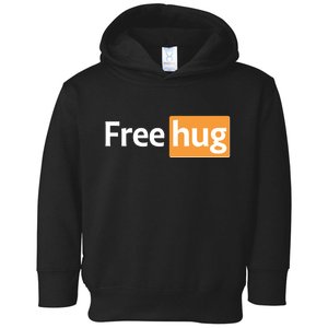 Funny Free Hug Logo Meme Toddler Hoodie