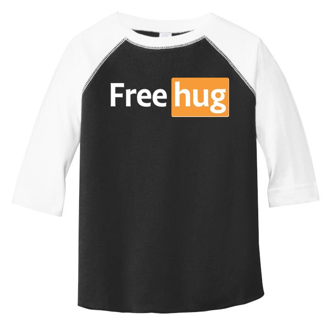 Funny Free Hug Logo Meme Toddler Fine Jersey T-Shirt