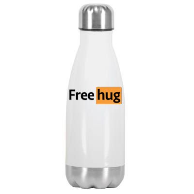 Funny Free Hug Logo Meme Stainless Steel Insulated Water Bottle