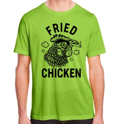 Funny Fried Chicken Smoking Joint Adult ChromaSoft Performance T-Shirt