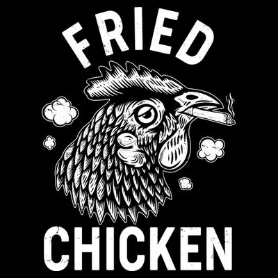 Funny Fried Chicken Smoking Joint T-Shirt