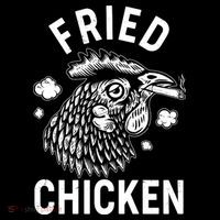 Funny Fried Chicken Smoking Joint T-Shirt