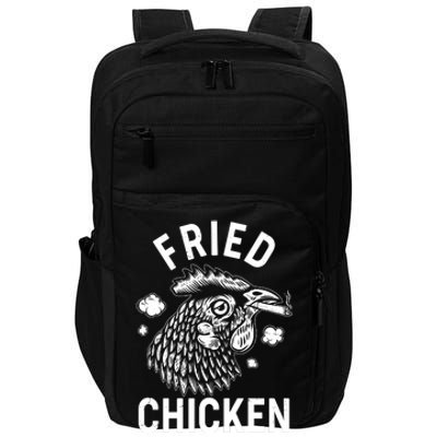 Funny Fried Chicken Smoking Joint Impact Tech Backpack