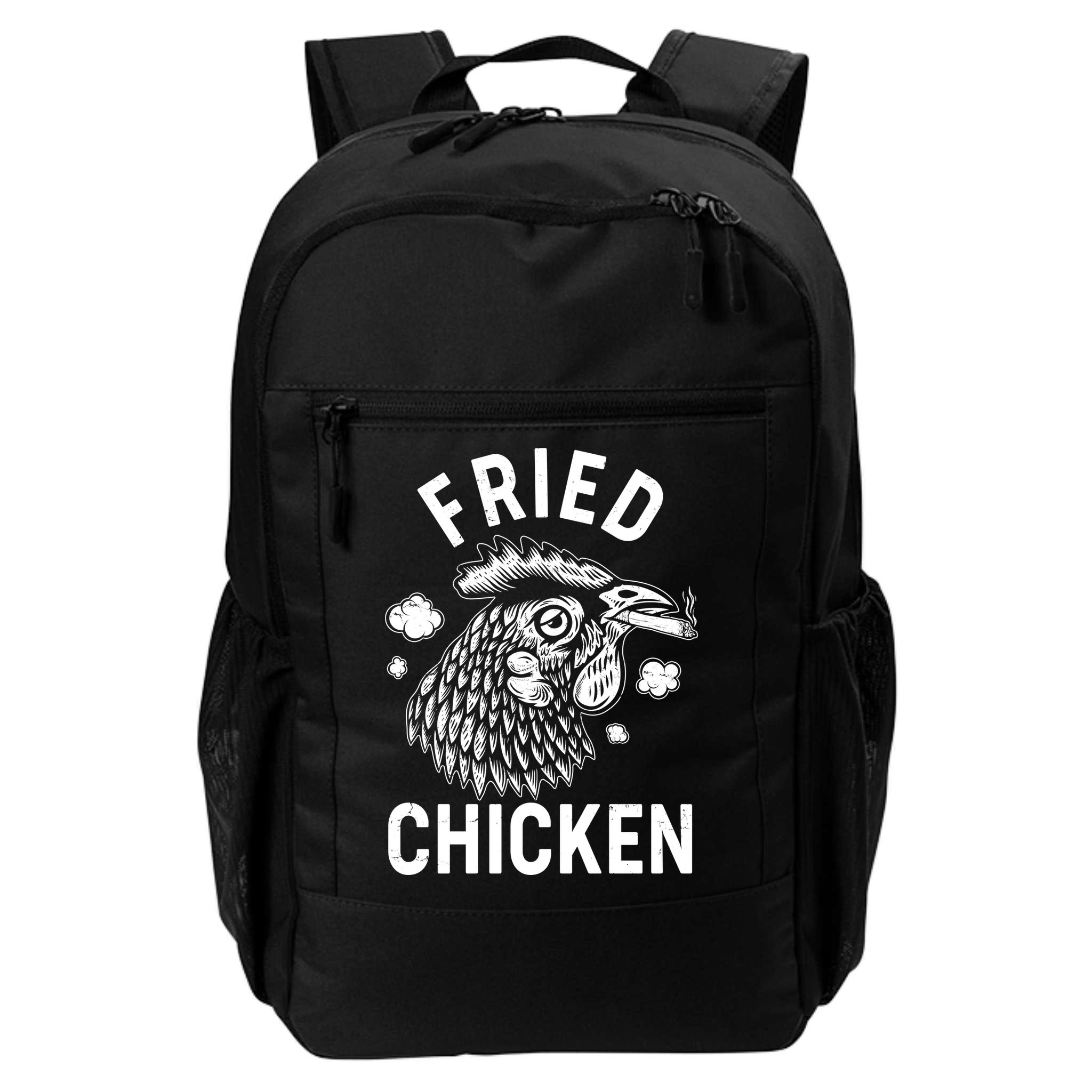 Funny Fried Chicken Smoking Joint Backpack
