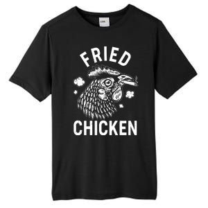 Funny Fried Chicken Smoking Joint Tall Fusion ChromaSoft Performance T-Shirt