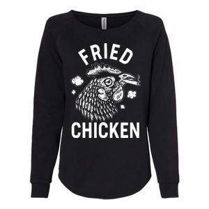 Funny Fried Chicken Smoking Joint Womens California Wash Sweatshirt