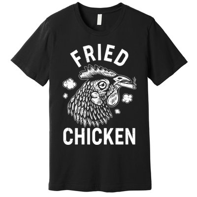 Funny Fried Chicken Smoking Joint Premium T-Shirt