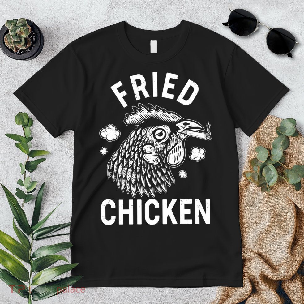 Funny Fried Chicken Smoking Joint Premium T-Shirt