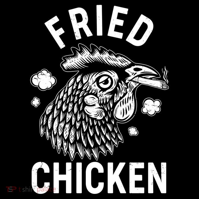 Funny Fried Chicken Smoking Joint Sustainable Knit Beanie